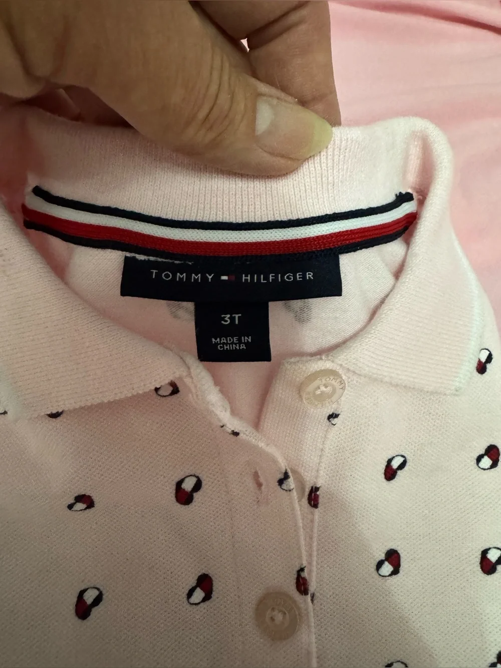 Tommy Hilfiger Pink and Navy Sleeveless top and shorts set